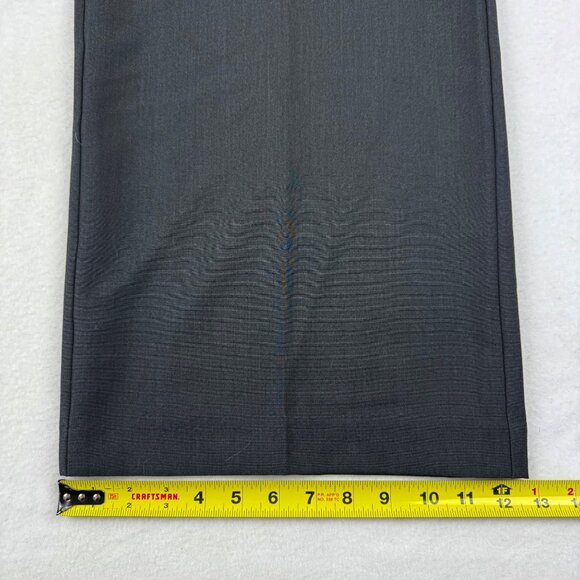 Liz Claiborne Women's Margot Wide Leg Stretch Pleated Charcoal Trouser Sz 14 NWT - Picture 10 of 11